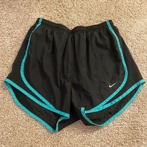 Black and Teal Nike Shorts